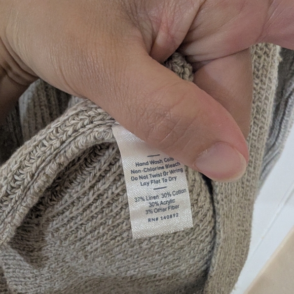 Marine Layer Grey Kelsey Open Knit Cardigan - Picture 12 of 13